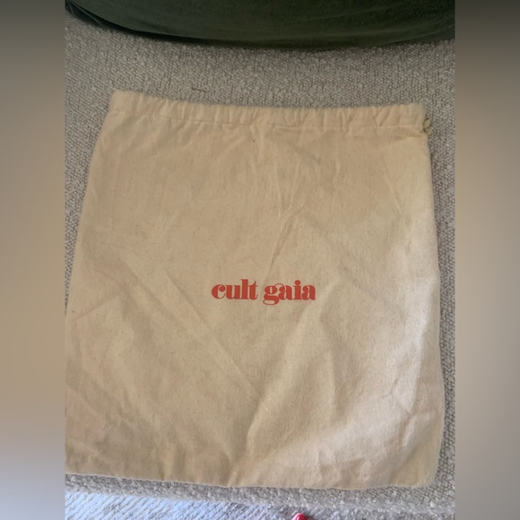 Cult Gaia Luna Circle Crossbody Bag acrylic new black tan - Picture 8 of 9